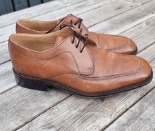 Italian Leather Brown Shoes SIZE UK 7.5 & EU 41 Casual or Formal Shoes FREE P&P