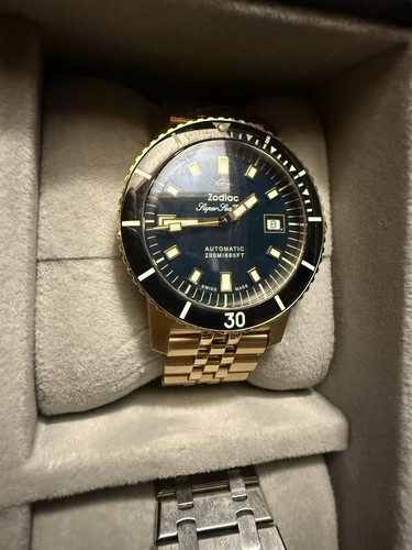Zodiac super sea wolf 18k - zodiac,