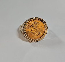 1982 half sovereign 9ct - half, in