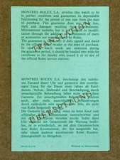 ROLEX Translation Paper OYSTERQUARTZ 17013 17014 569.00.35.9.96 FULL SET 1996