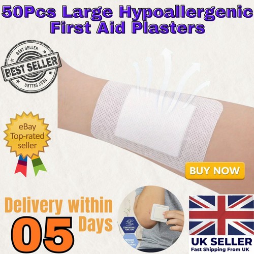 50pcs large nonwoven wound - large,