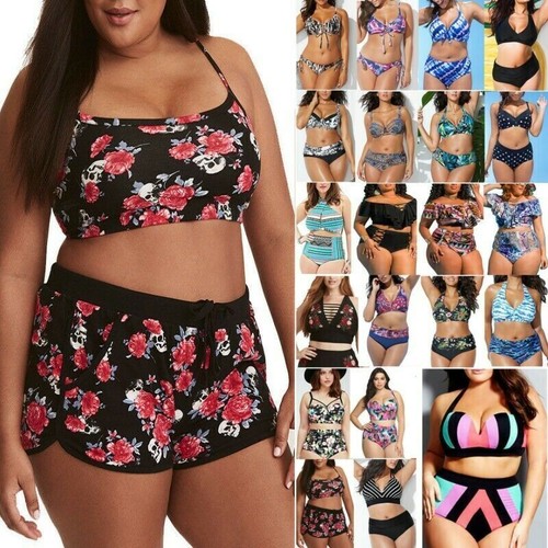 Plus size womens padded bikini - size,