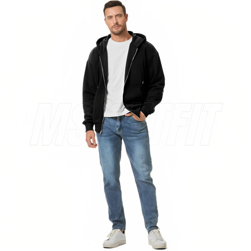 Mens plain zip hoodie - mens,