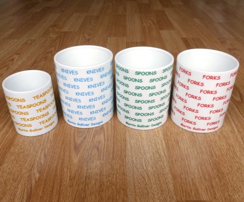 Cutlery pots holders - holders, knives