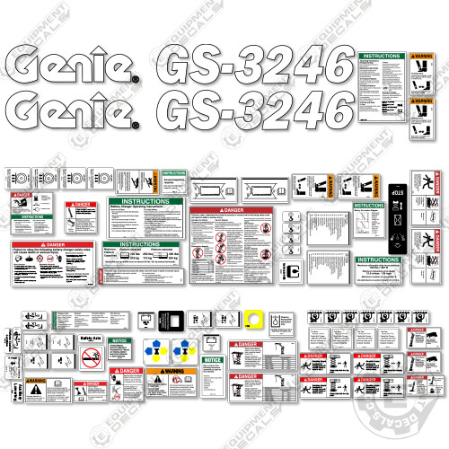Fits genie 3246 decal kit - genie, gs-3246