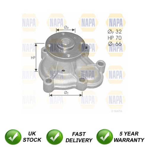 Water pump sjr fits - sjr, vauxhall