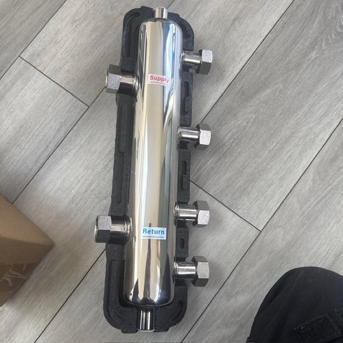 Low loss header hydraulic - header,
