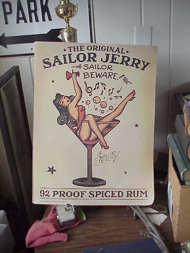 Sailor jerry spiced rum - rum, poster