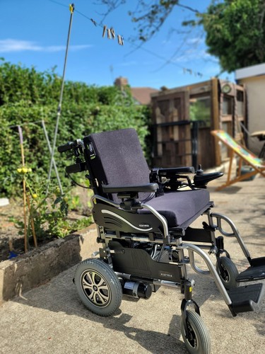 Electric folding wheelchair - folding,