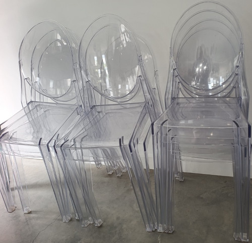 Ghost acrylic crystal chair - acrylic,