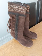 Real Brown Suede Leather
