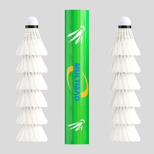 12-Pack Badminton Shuttlecocks