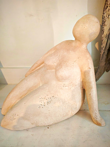 Abstract reclining nude woman - abstract,