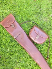 Leather Shotgun Case For