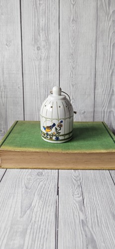 Vintage ceramic birdcage - vintage,