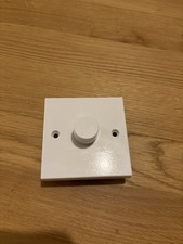 BG Dimmer Plate  1-Gang Light Switch, Dimmable 60W-400W With Dimmer Module 