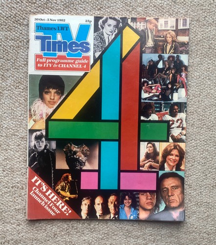 Vintage itv magazine 1982 - vintage, 30