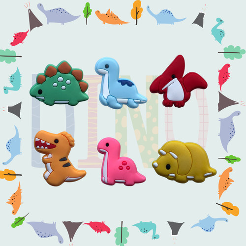 Dino adventures cute jibbitz - dino, adventures: