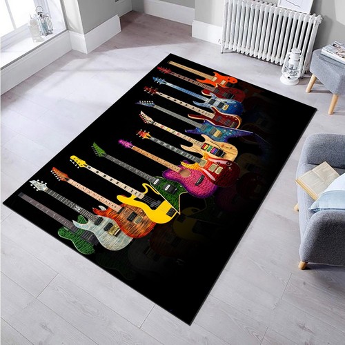 Guitar patterned colorful - guitar, patterned,colorful