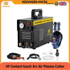 UK HF Air Plasma Cutter 220V 50A IGBT Contact Touch Arc Cutting Machine 30-60psi