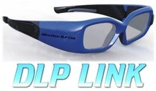 Deluxe  DLP Link Wireless 3D Glasses, Mitsubishi, Samsung DLP TV's & Projectors