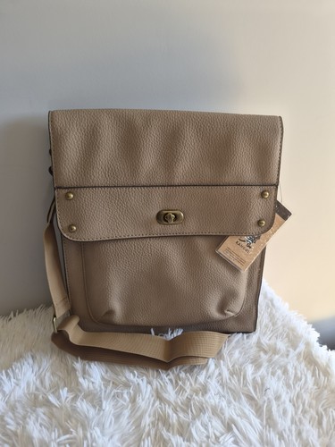 Kangol taupe beige crossbody - kangol,