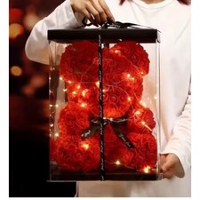 Rose Bear Flower Teddy Doll