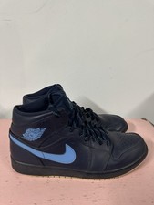 Nike Air Jordan 1 Mid Retro Obsidian University Blue White 554724-405 Men’s 9.5