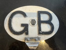 Vintage GB AA Car Badge  with mounting bar