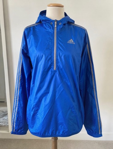 Adidas blue stripe hooded - blue, 3