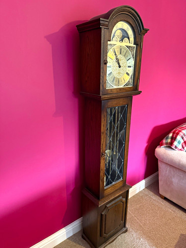 This oak grandmother - clock, was
