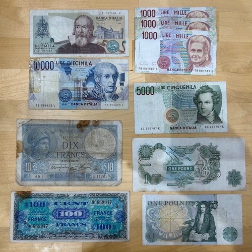 Mixed old bank - notes, various