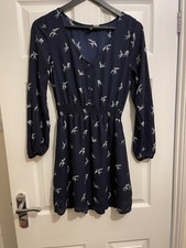 H&M Women's Navy Blue Bird