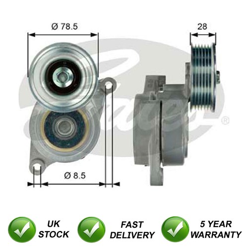 Tensioner pulley sjr fits - sjr,