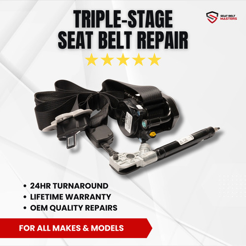 Triple stage seat belt repair - stage,