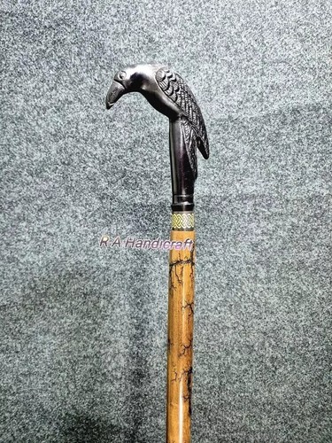 Crow head handle wooden - handle,