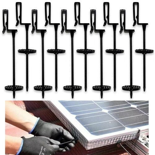Solar panel mesh clips - solar,
