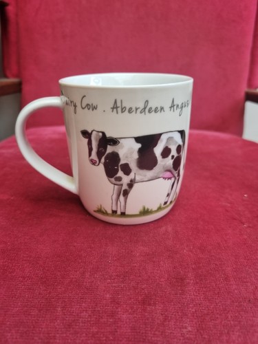 Farm cow mug cup - farm, dale