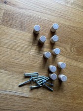Ten x IKEA Wooden Knob for BILLY Bookcase OXBERG Doors Light (# 10 Of Them)