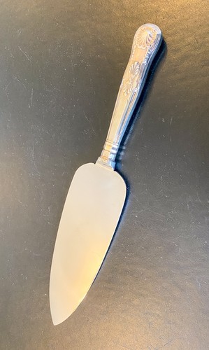 Silver plated cake - silver, slicer