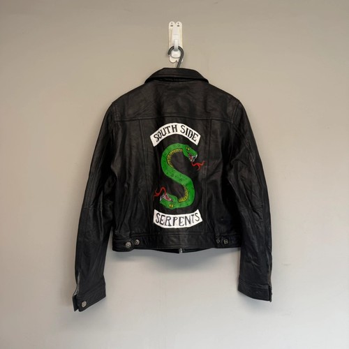 Vintage 90s real leather south - real,