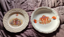 2 Royal Commemorative Plates:Edward VII coronation & George V Silver Jubilee