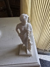 Asclepius Greek God of Medicine & Physicians Cast Marble Statue Sculpture