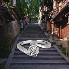 Solid 950 Platinum 1 Carat IGI