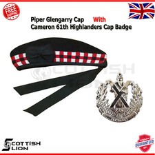 PIPER'S GLENGARRY WOOL HAT CAP