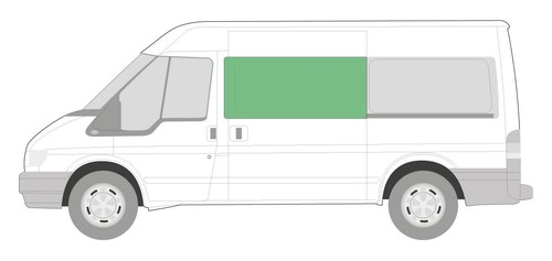 Nearside left fixed - nearside/left, window