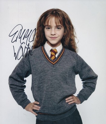 Emma watson signed x - emma, 8.5