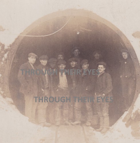 Original photo postcard coal - photo,