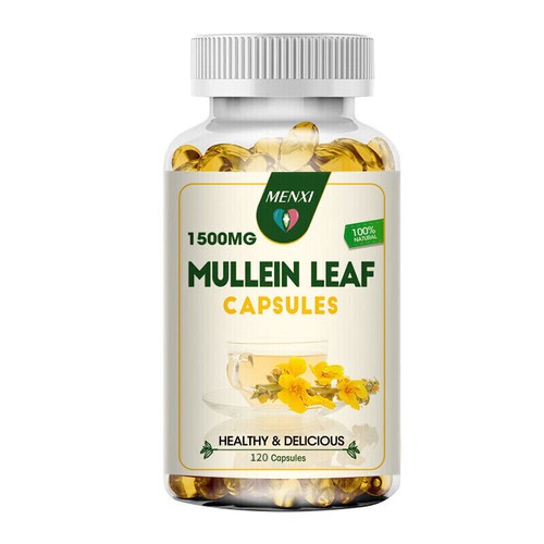 Mullein leaf capsules - capsules, 1500mg