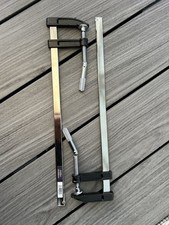 Twin Pack F CLAMPS 300mm/600mm Wood Work Brick Layer Laying Speed Slide Profile